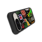 graffiti back phone cover | glass case for google pixel 9