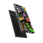 graffiti back phone cover | glass case for samsung galaxy s23 ultra