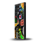 graffiti back phone cover | glass case for samsung galaxy s23 ultra