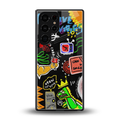 graffiti back phone cover | glass case for samsung galaxy s25 ultra