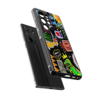 graffiti back phone cover | glass case for samsung galaxy s25 ultra