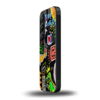 graffiti back phone cover | glass case for samsung galaxy s23 plus