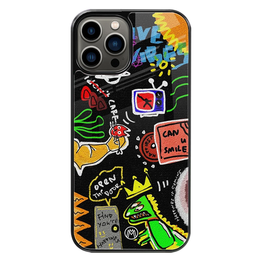 Premium Glass Back Mobile Phone Cover for iPhone, Samsung, OnePlus, Google Pixel, Redmi, Oppo, Vivo & Realme