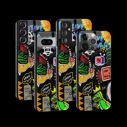 Graffiti Phone Cover | Glass Case