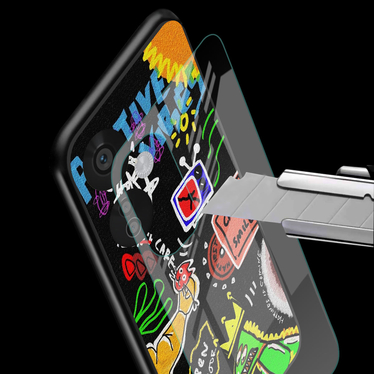 Graffiti Phone Cover | Glass Case