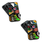 Trendy Glass Back Mobile Case for iPhone, Samsung, Redmi, OnePlus, Google Pixel, Motorola