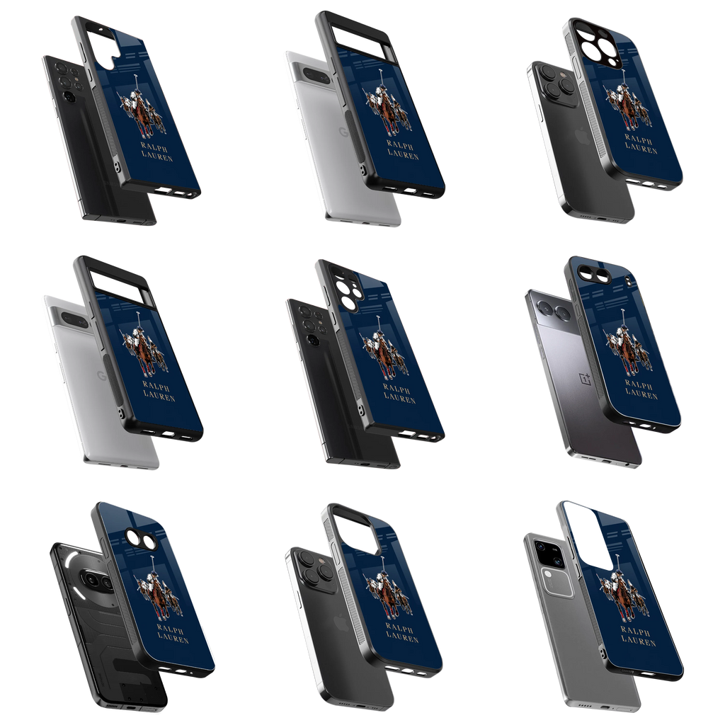 Durable Glass Back Mobile Case for iPhone, Samsung, OnePlus, Google Pixel, Redmi, Vivo, Oppo