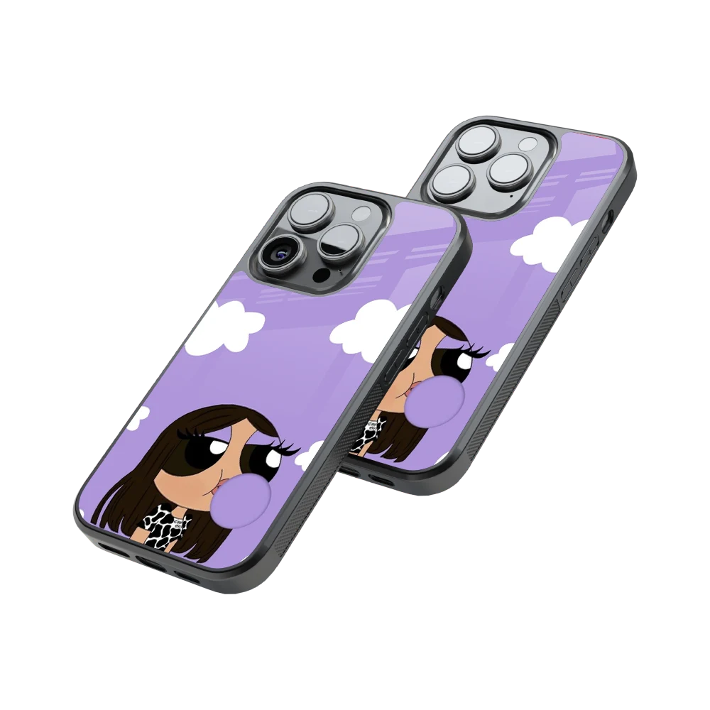 Protective Glass Back Phone Case Compatible with iPhone, Samsung, OnePlus, Pixel & More