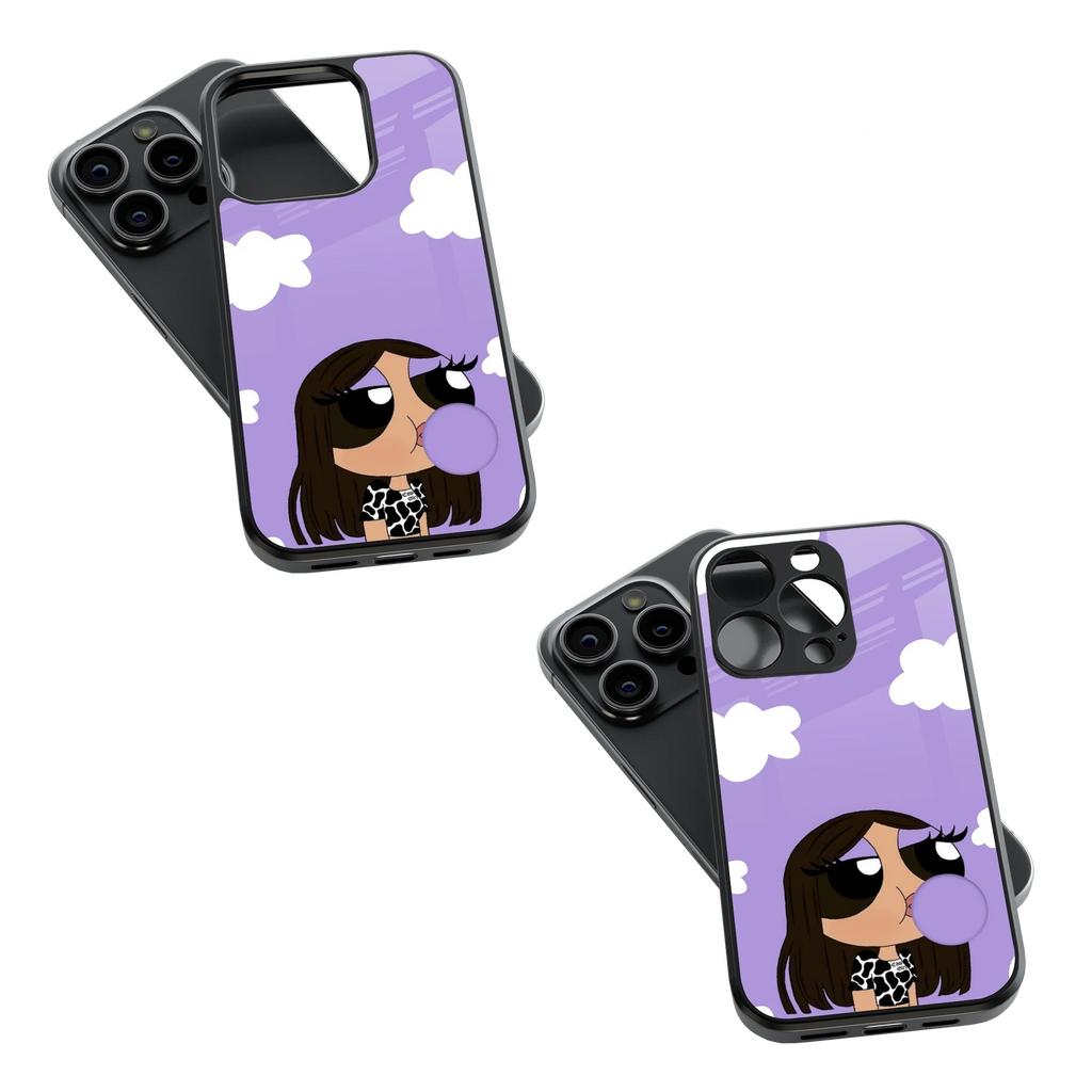 Trendy Glass Back Mobile Case for iPhone, Samsung, Redmi, OnePlus, Google Pixel, Motorola