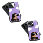 Trendy Glass Back Mobile Case for iPhone, Samsung, Redmi, OnePlus, Google Pixel, Motorola