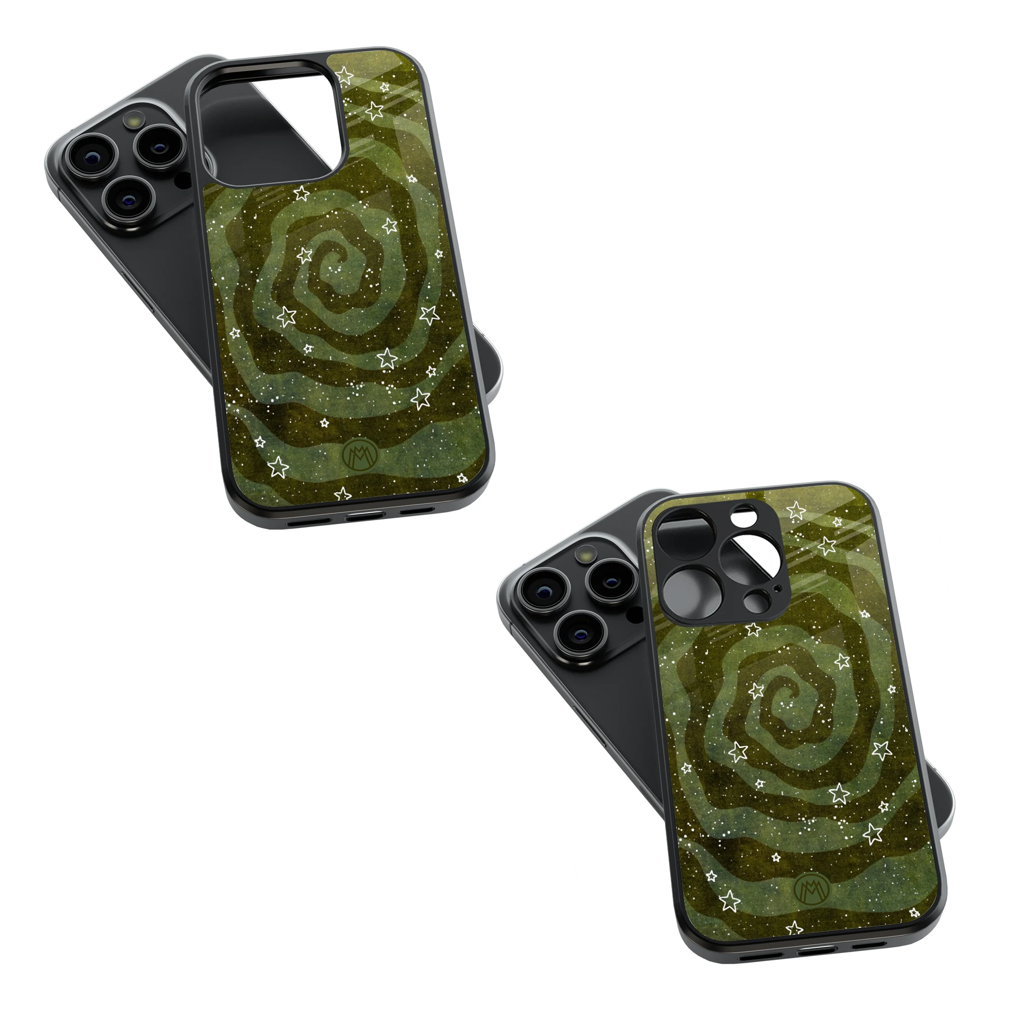 Trendy Glass Back Mobile Case for iPhone, Samsung, Redmi, OnePlus, Google Pixel, Motorola