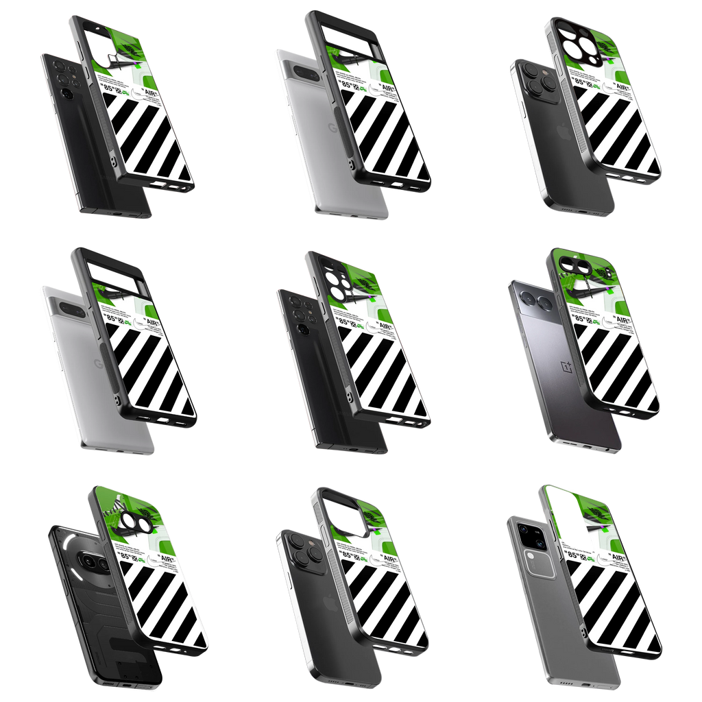 Durable Glass Back Mobile Case for iPhone, Samsung, OnePlus, Google Pixel, Redmi, Vivo, Oppo