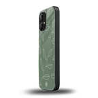 green petals back phone cover | glass case for nothing phone 1