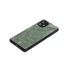 green petals back phone cover | glass case for nothing phone 1