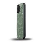 green petals back phone cover | glass case for nothing phone 2