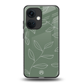 green petals back phone cover | glass case for oneplus nord ce 3