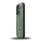 green petals back phone cover | glass case for oneplus nord ce 3