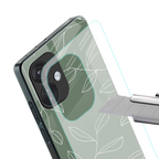 green petals back phone cover | glass case for oneplus nord ce 3