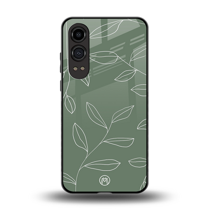 green petals back phone cover | glass case for oneplus nord ce 4 lite
