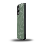 green petals back phone cover | glass case for oneplus nord ce 4 lite