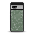 green petals back phone cover | glass case for Google Pixel 7