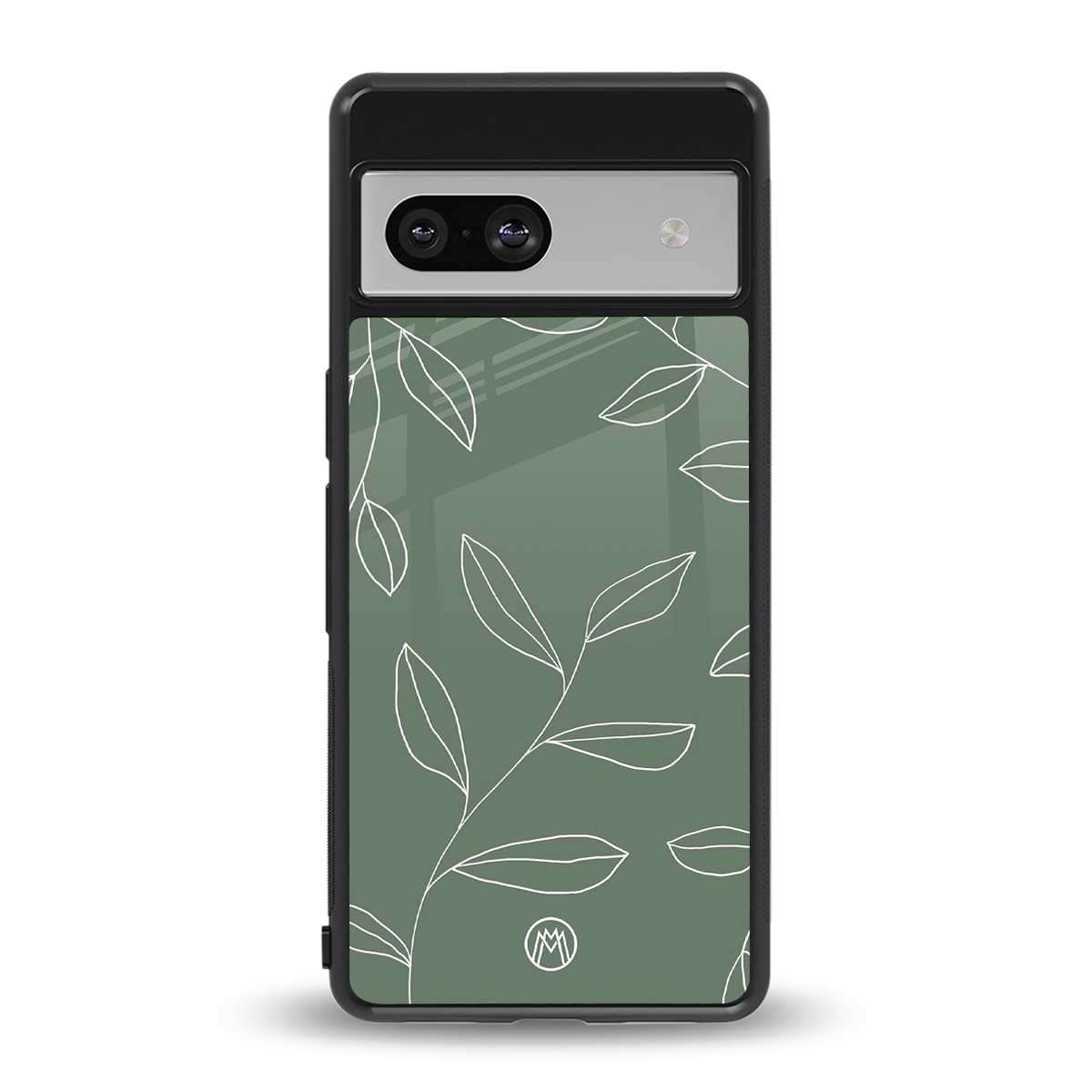 green petals back phone cover | glass case for Google Pixel 7A