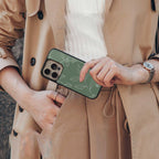 green petals back phone cover | glass case for nothing phone 2