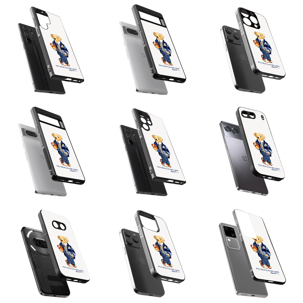 Durable Glass Back Mobile Case for iPhone, Samsung, OnePlus, Google Pixel, Redmi, Vivo, Oppo