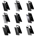 Durable Glass Back Mobile Case for iPhone, Samsung, OnePlus, Google Pixel, Redmi, Vivo, Oppo