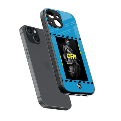 groovy caesar back phone cover | glass case for iphone 13 mini