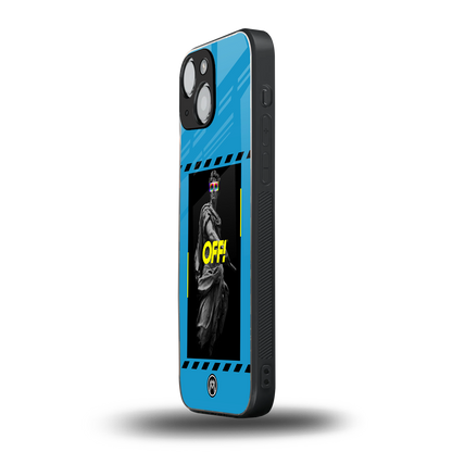 groovy caesar back phone cover | glass case for iphone 13 mini