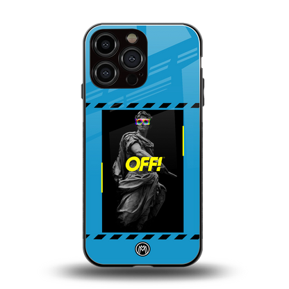 groovy caesar back phone cover | glass case for iphone 13 pro max