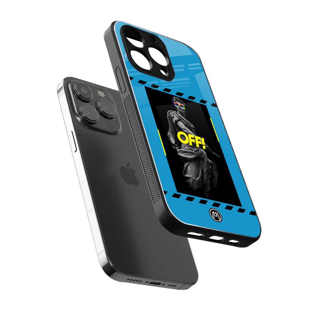 groovy caesar back phone cover | glass case for iphone 13 pro