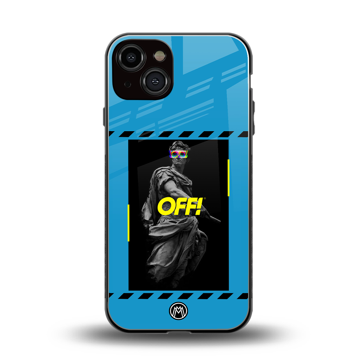 groovy caesar back phone cover | glass case for iphone 13