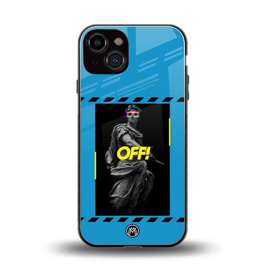 groovy caesar back phone cover | glass case for iphone 13