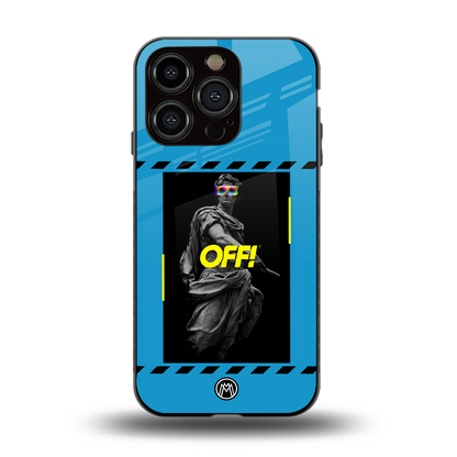 groovy caesar back phone cover | glass case for iphone 14 pro
