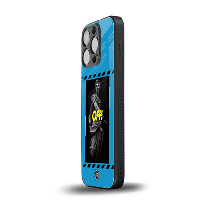 groovy caesar back phone cover | glass case for iphone 14 pro