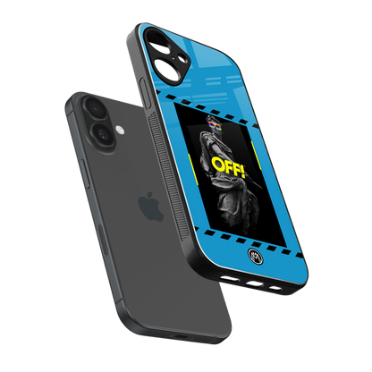 groovy caesar back phone cover | glass case for iphone 16 plus