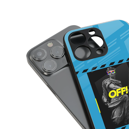 groovy caesar back phone cover | glass case for iphone 13 pro max