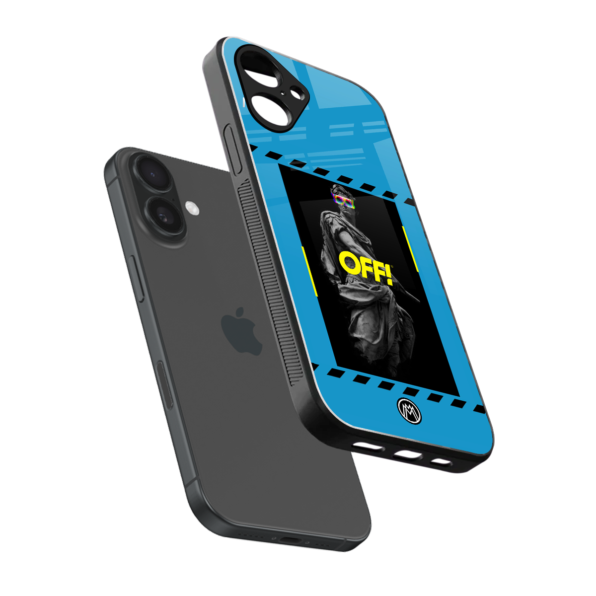 groovy caesar back phone cover | glass case for iphone 16