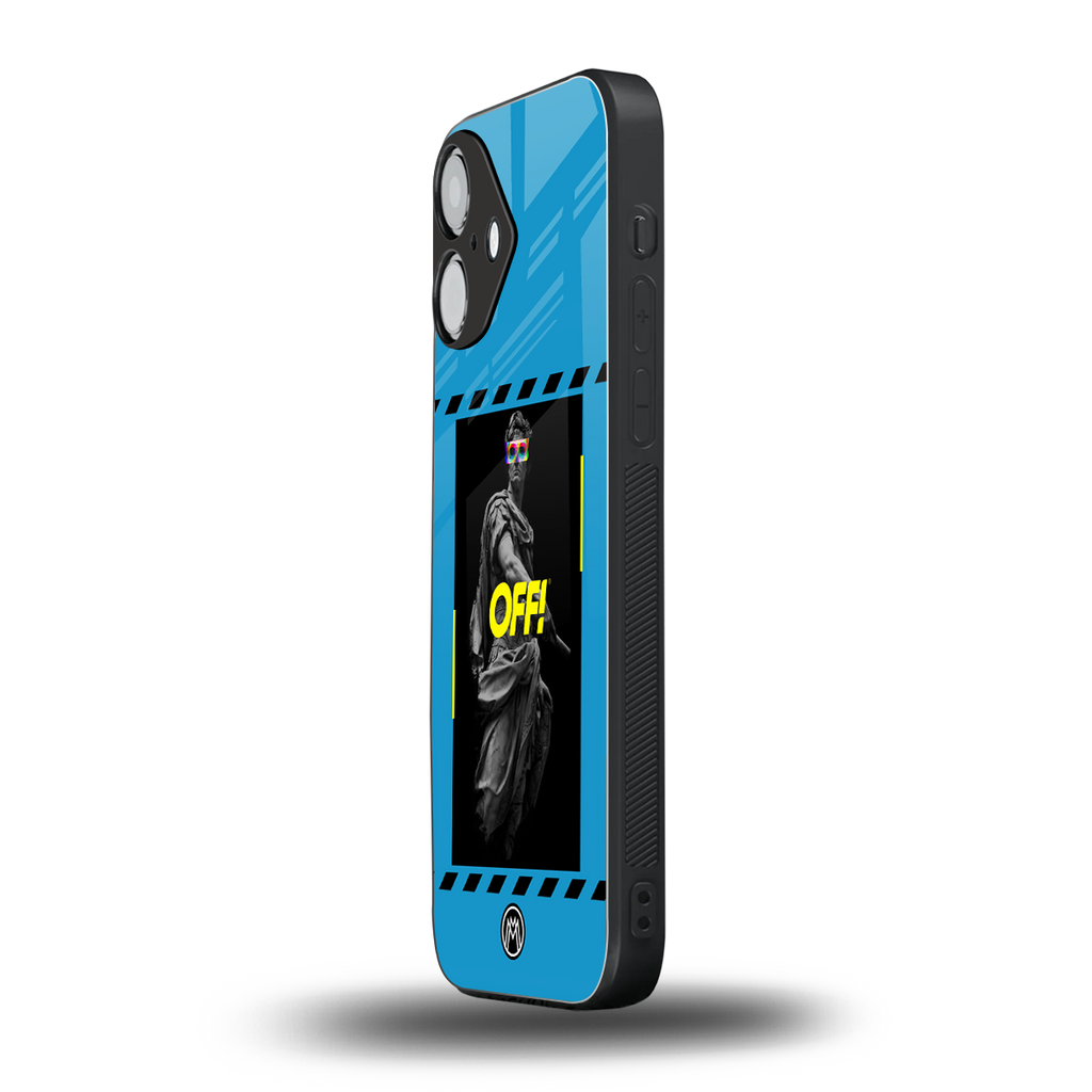 groovy caesar back phone cover | glass case for iphone 16