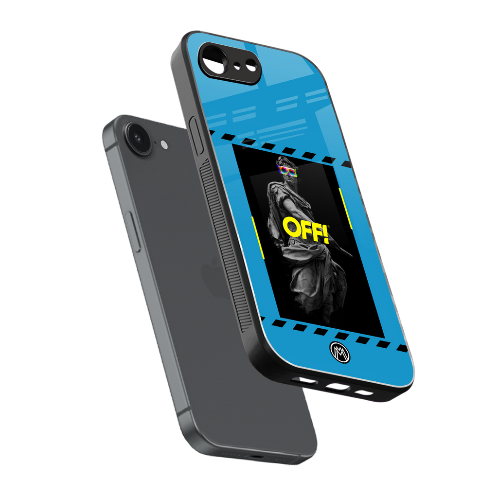 groovy caesar back phone cover | glass case for iphone 16e