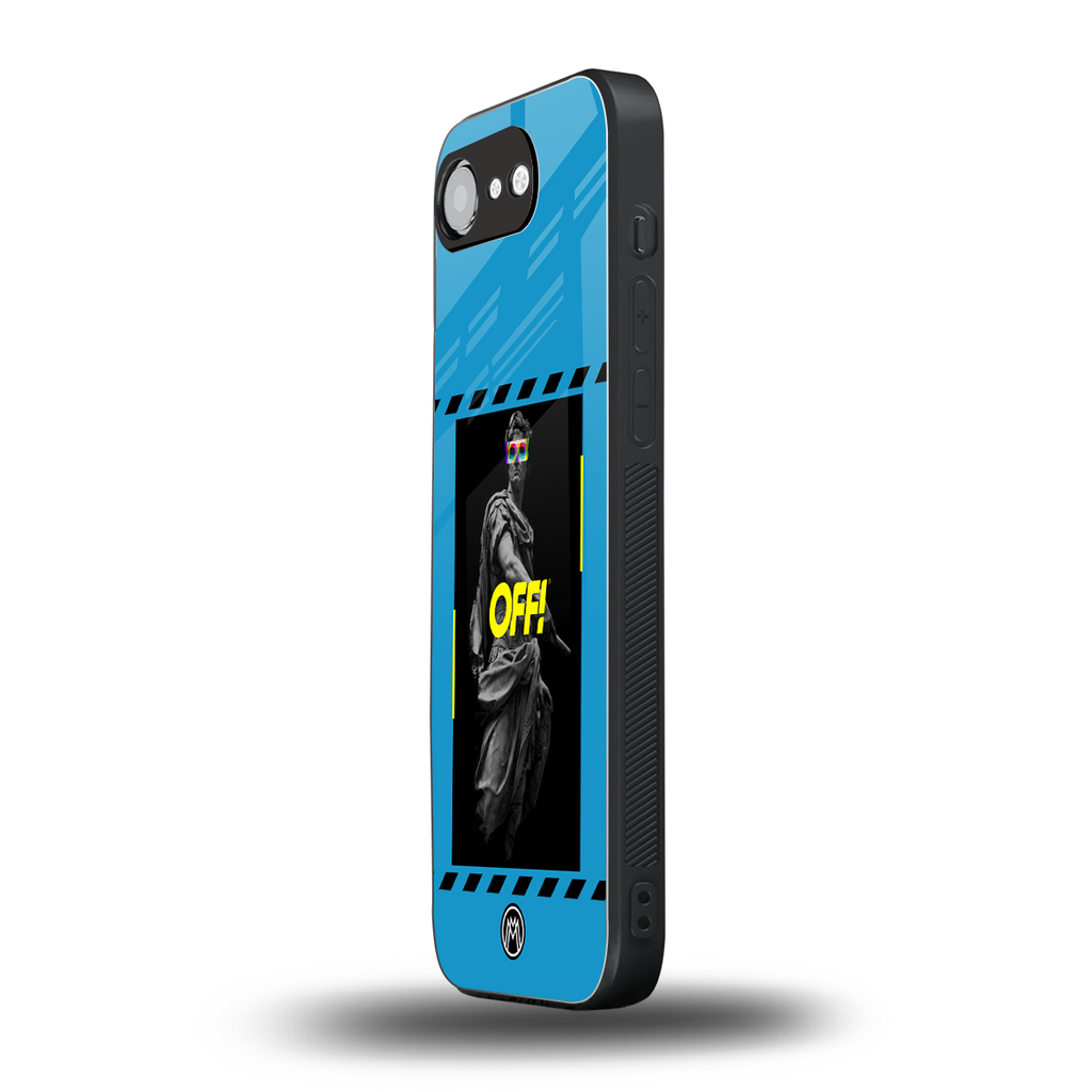 groovy caesar back phone cover | glass case for iphone 16e