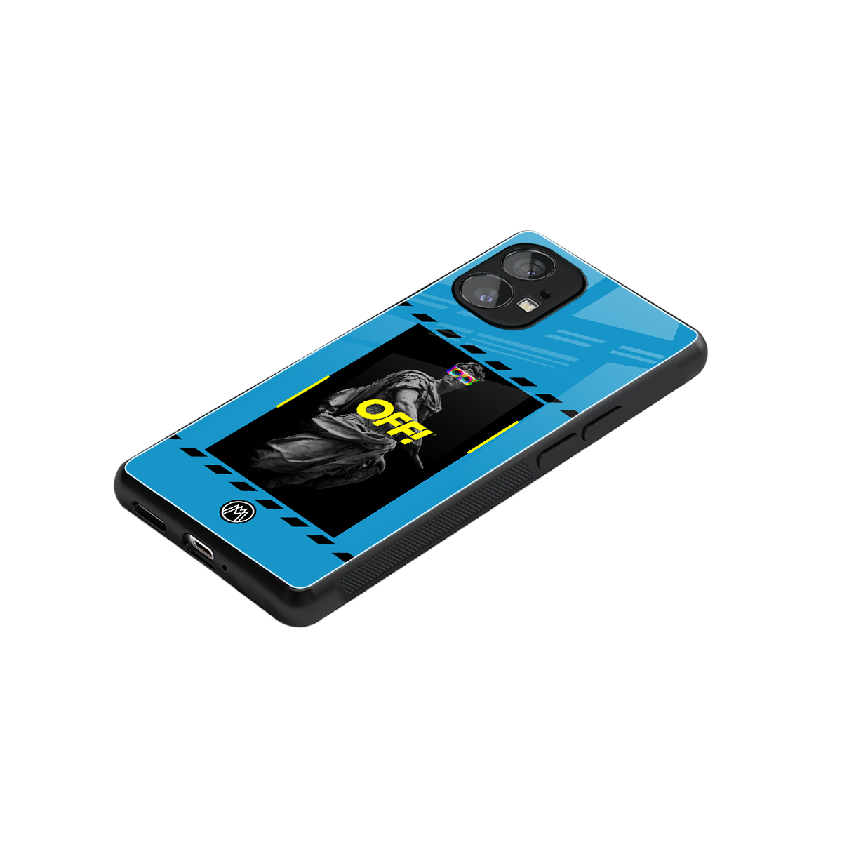 groovy caesar back phone cover | glass case for nothing phone 1