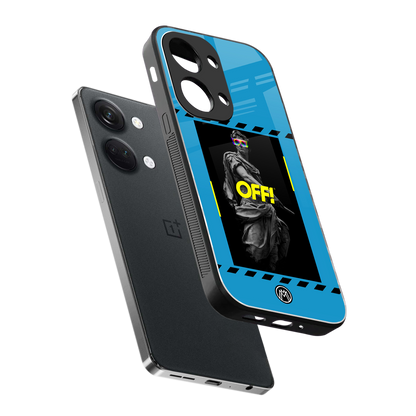 groovy caesar back phone cover | glass case for oneplus nord 3