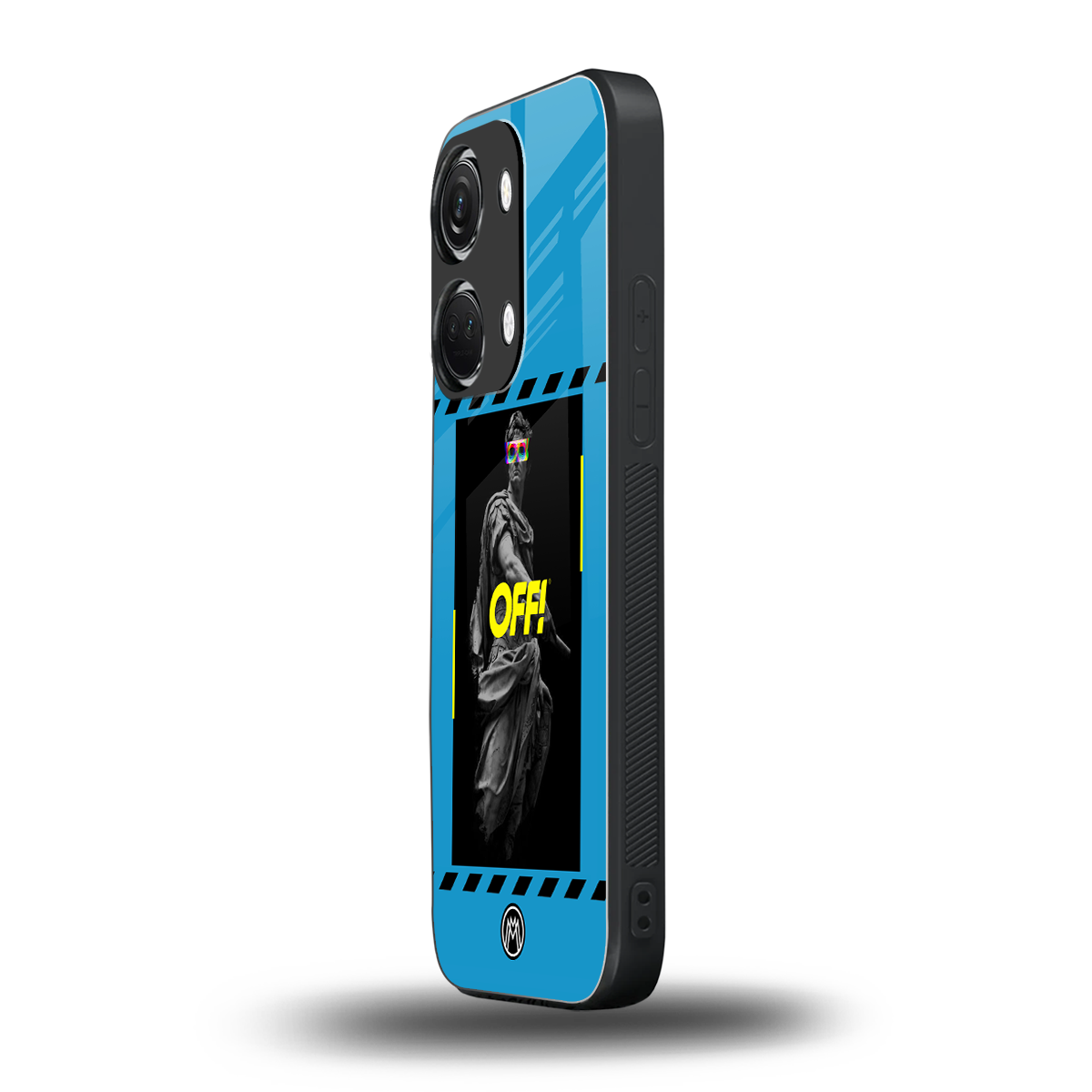 groovy caesar back phone cover | glass case for oneplus nord 3