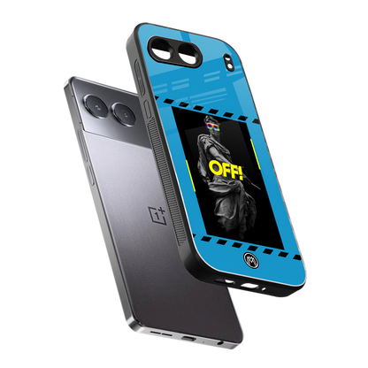 groovy caesar back phone cover | glass case for oneplus nord 4