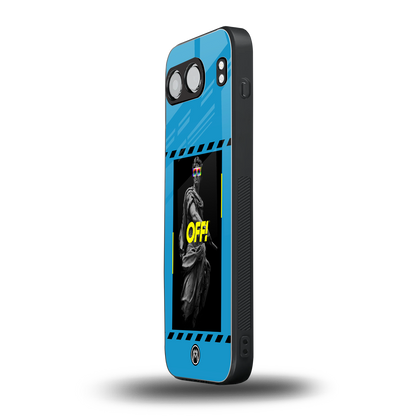 groovy caesar back phone cover | glass case for oneplus nord 4