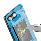 groovy caesar back phone cover | glass case for oneplus nord 4