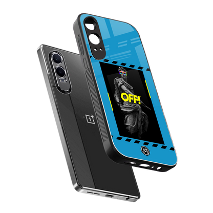 groovy caesar back phone cover | glass case for oneplus nord ce 4 lite
